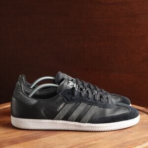 Adidas Sneakers Mens SZ 12 BLK Samba ADV Athletic Lifestyle Athleisure Low Shoes